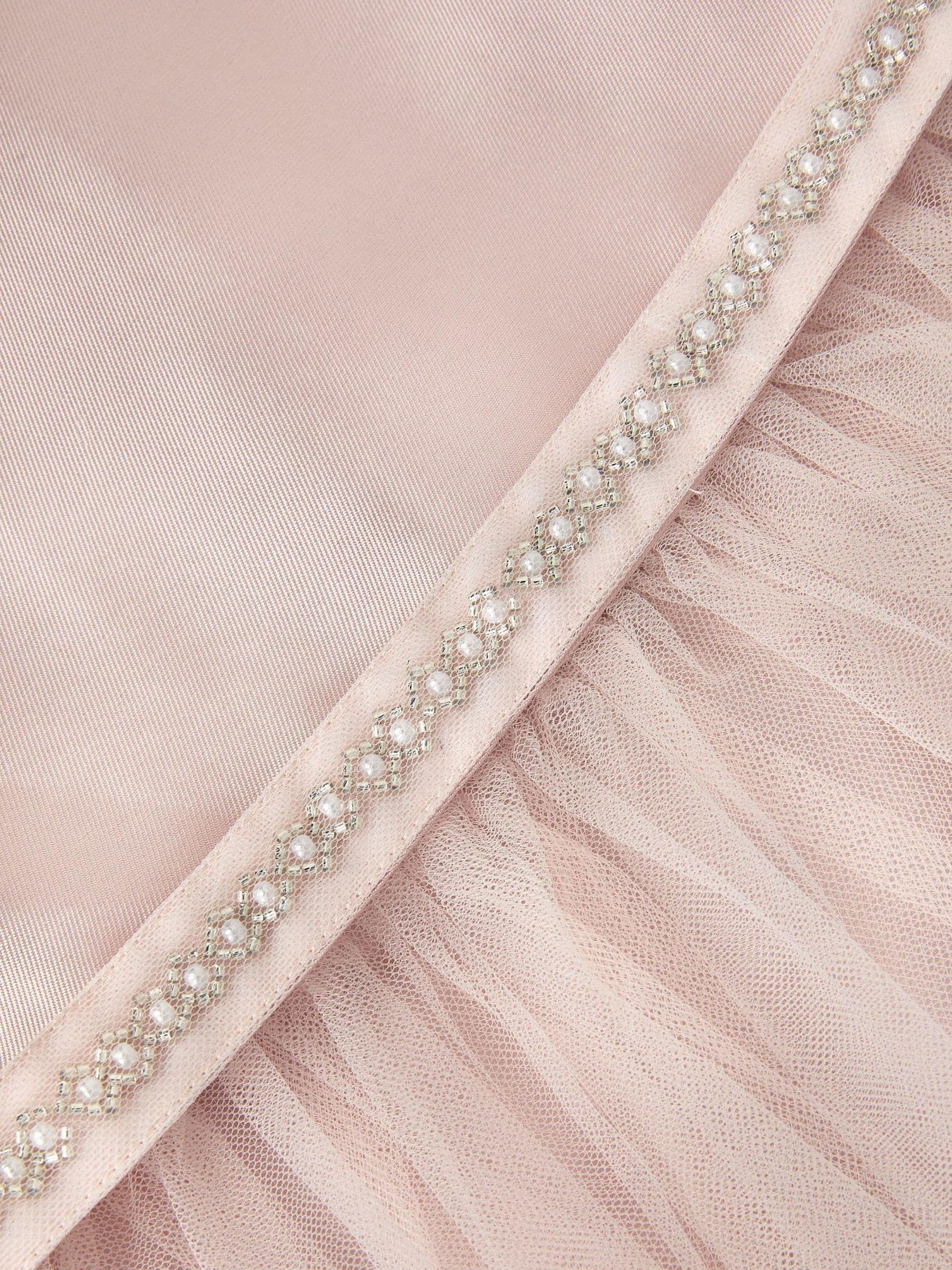 Monsoon Pink Olene Floral Embroidered Tulle Dress image 4