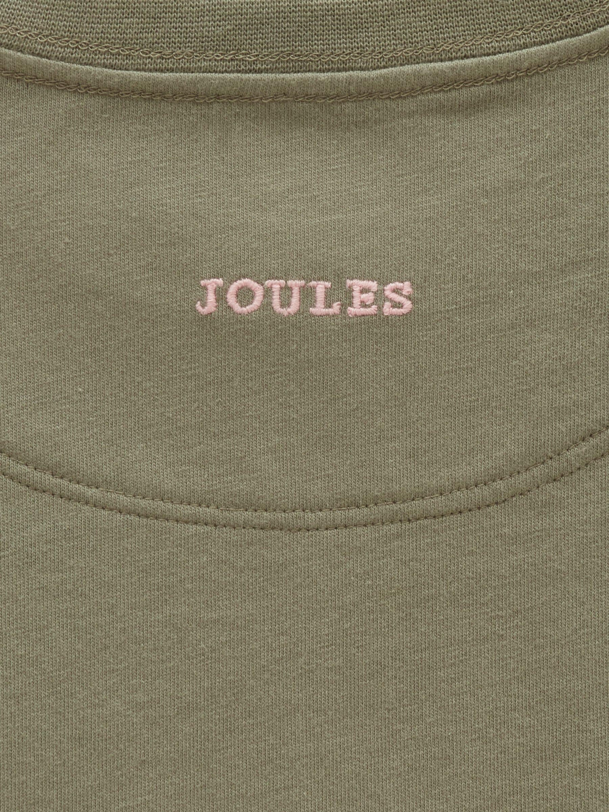 Dsiney Kidz - Joules Girls' Ava Khaki Green Applique Long Sleeve Top image 4