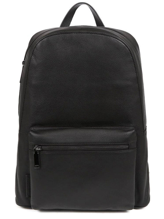 Jones Bootmaker Black Vally Leather Backpack image 1