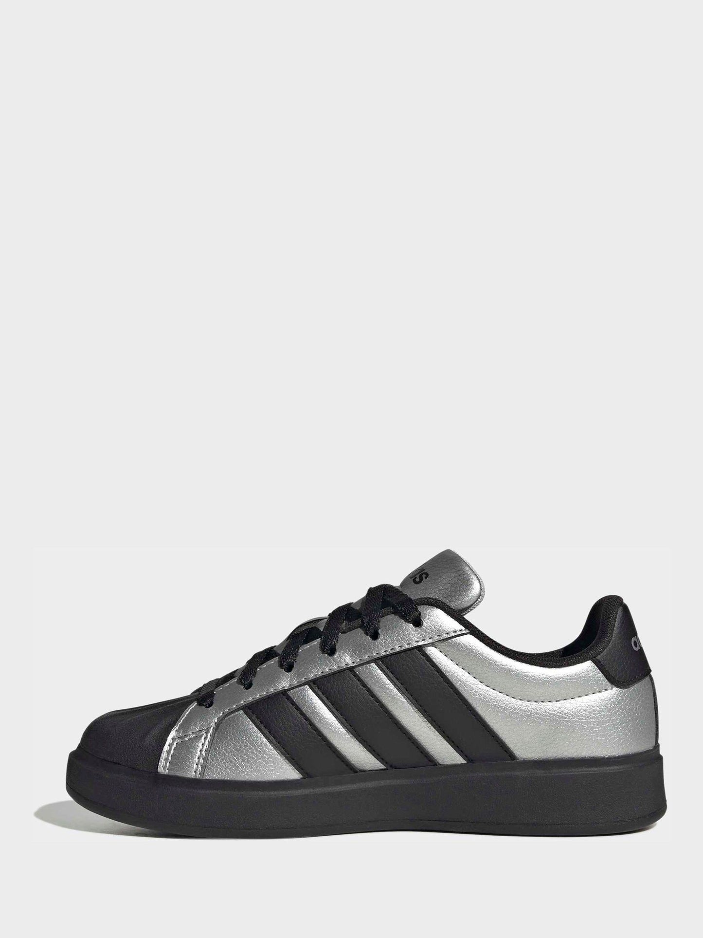 adidas Grey Street Talk Lace Junior Trainers image 4