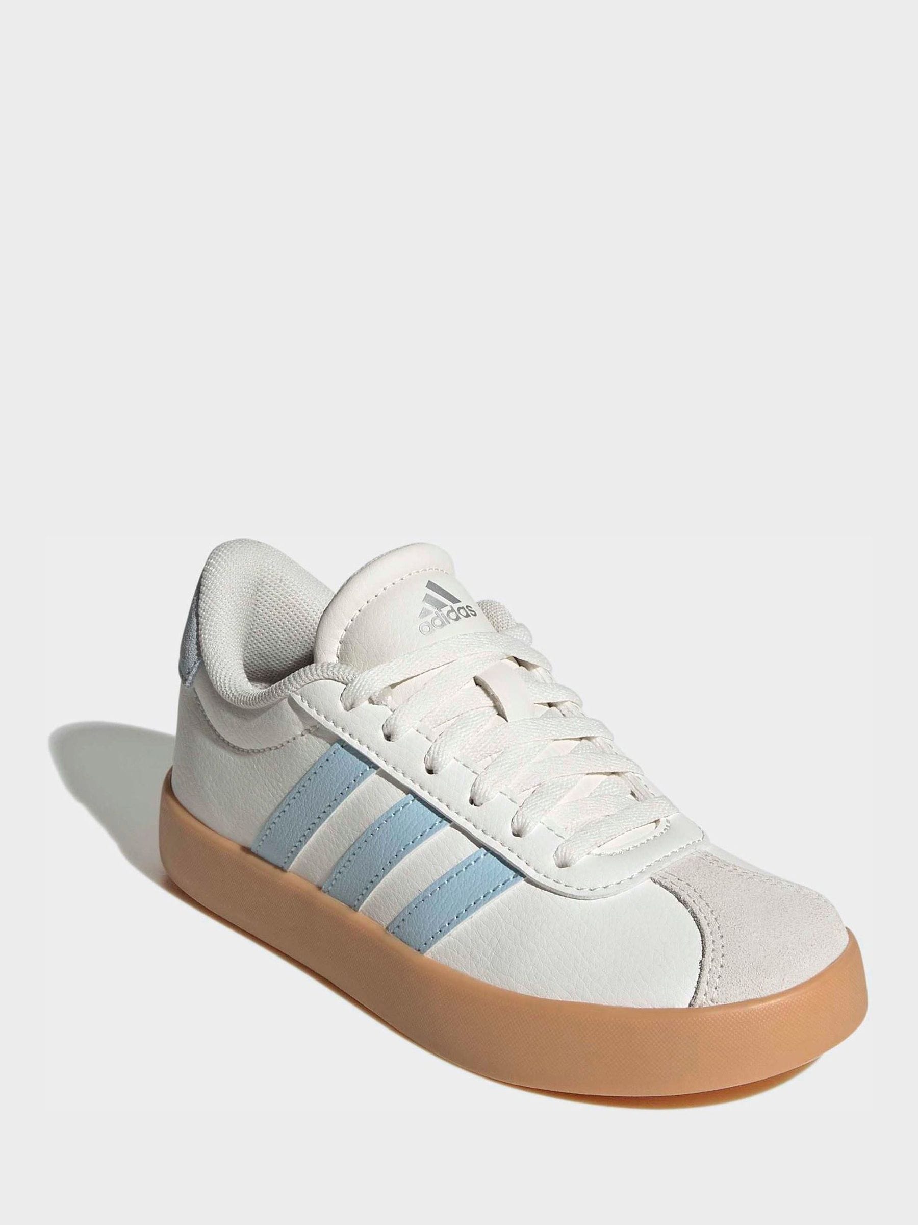 adidas White VL Court 3.0 Trainers image 1