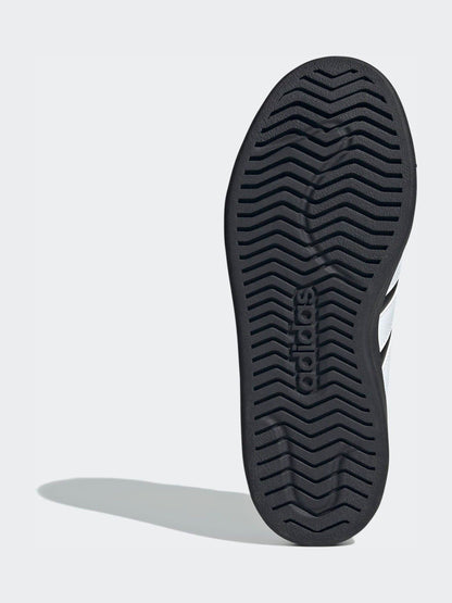 adidas Black/White Street Talk Lace Junior Trainers image 4
