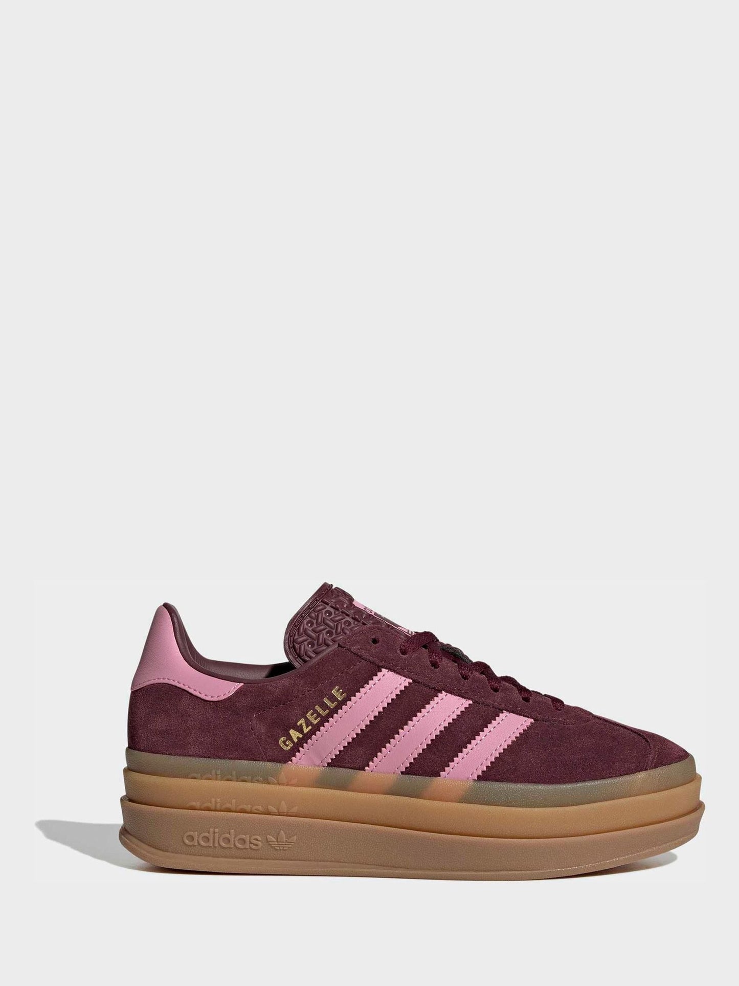 adidas Originals Burgundy Gazelle Bold Junior Trainers image 3