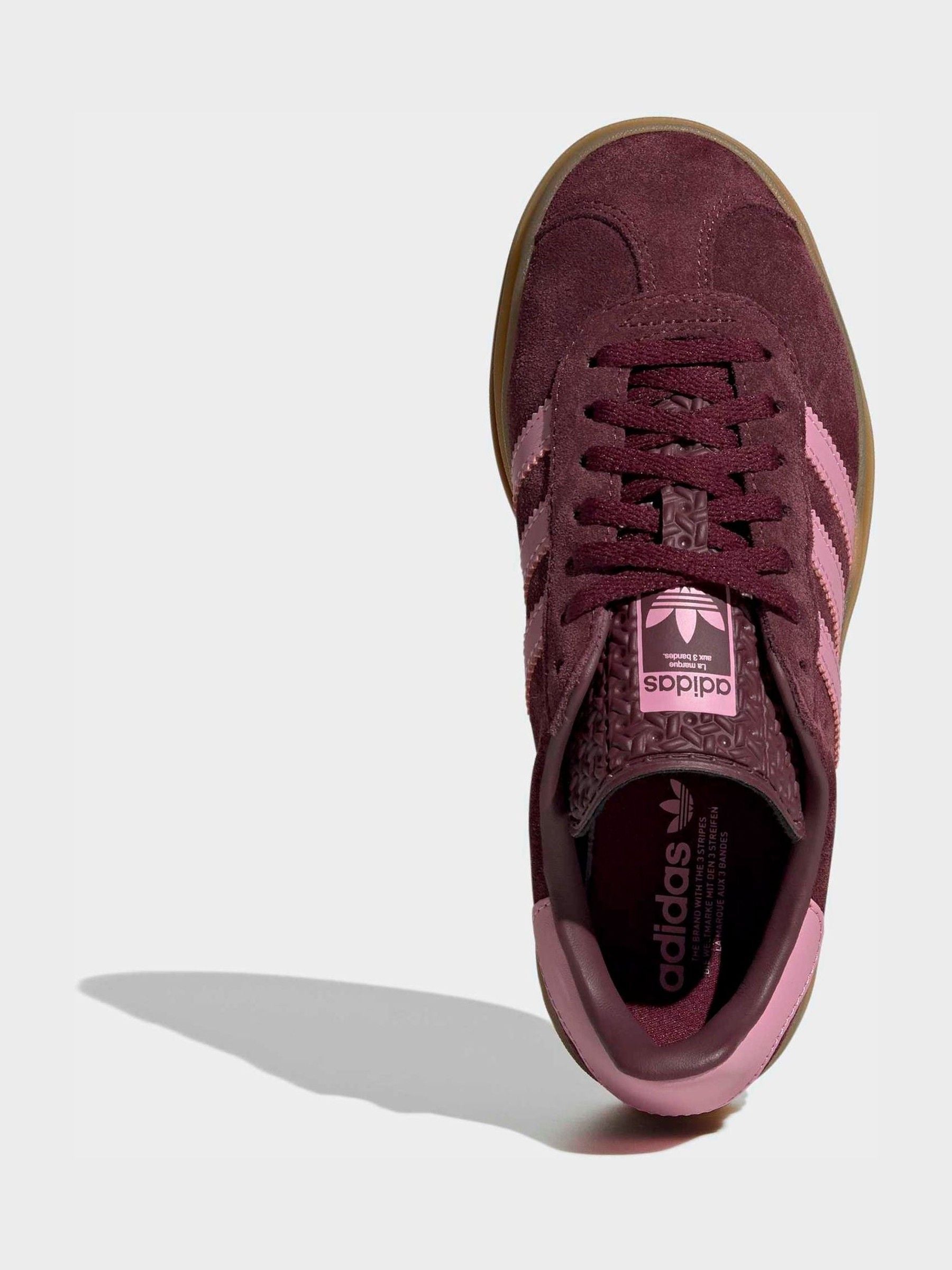 adidas Originals Burgundy Gazelle Bold Junior Trainers image 6