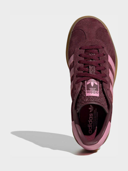 adidas Originals Burgundy Gazelle Bold Junior Trainers image 6