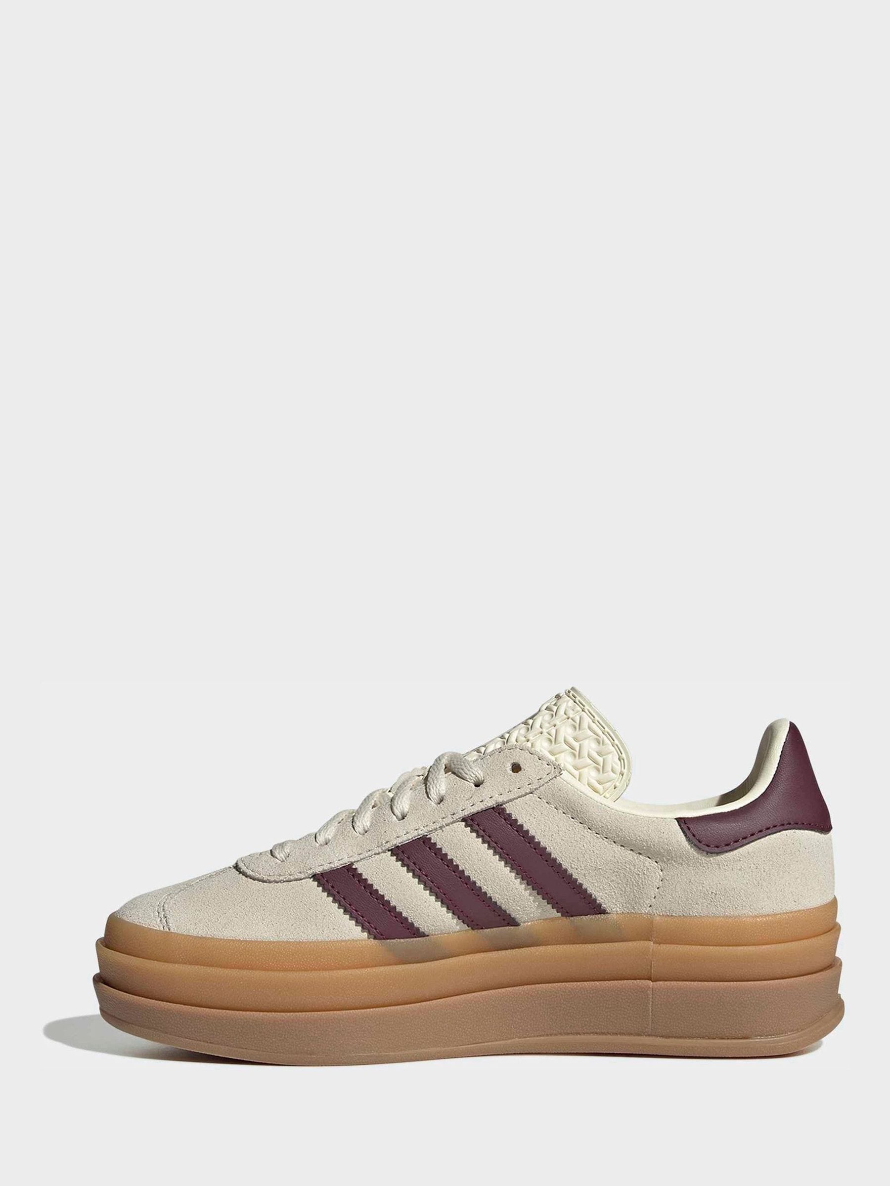adidas Originals Brown Gazelle Bold Junior Trainers image 3