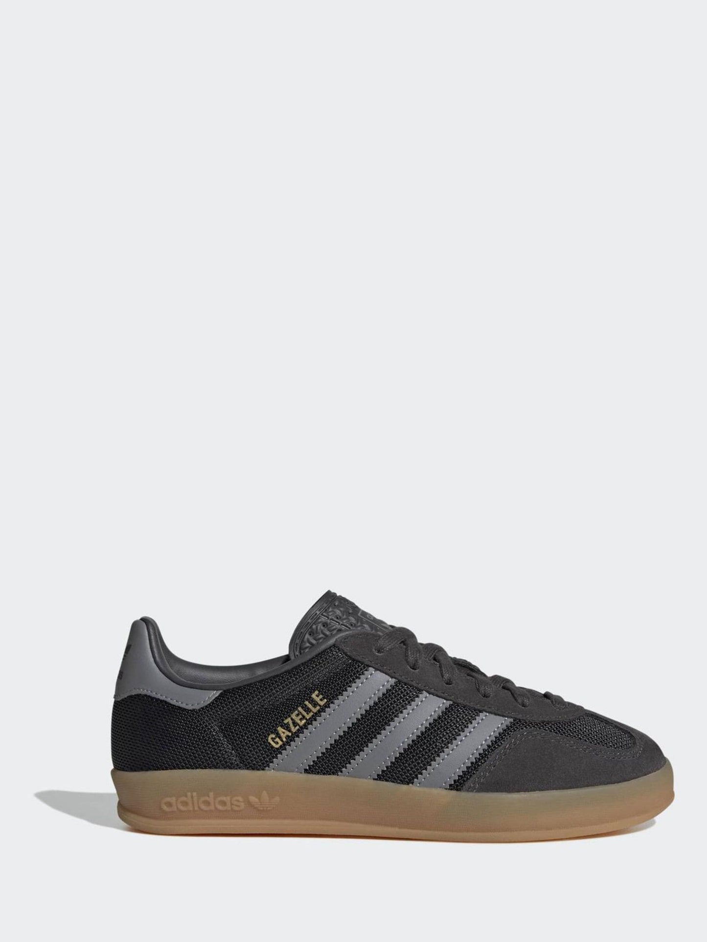 adidas Originals Grey Gazelle Indoor Trainers image 3