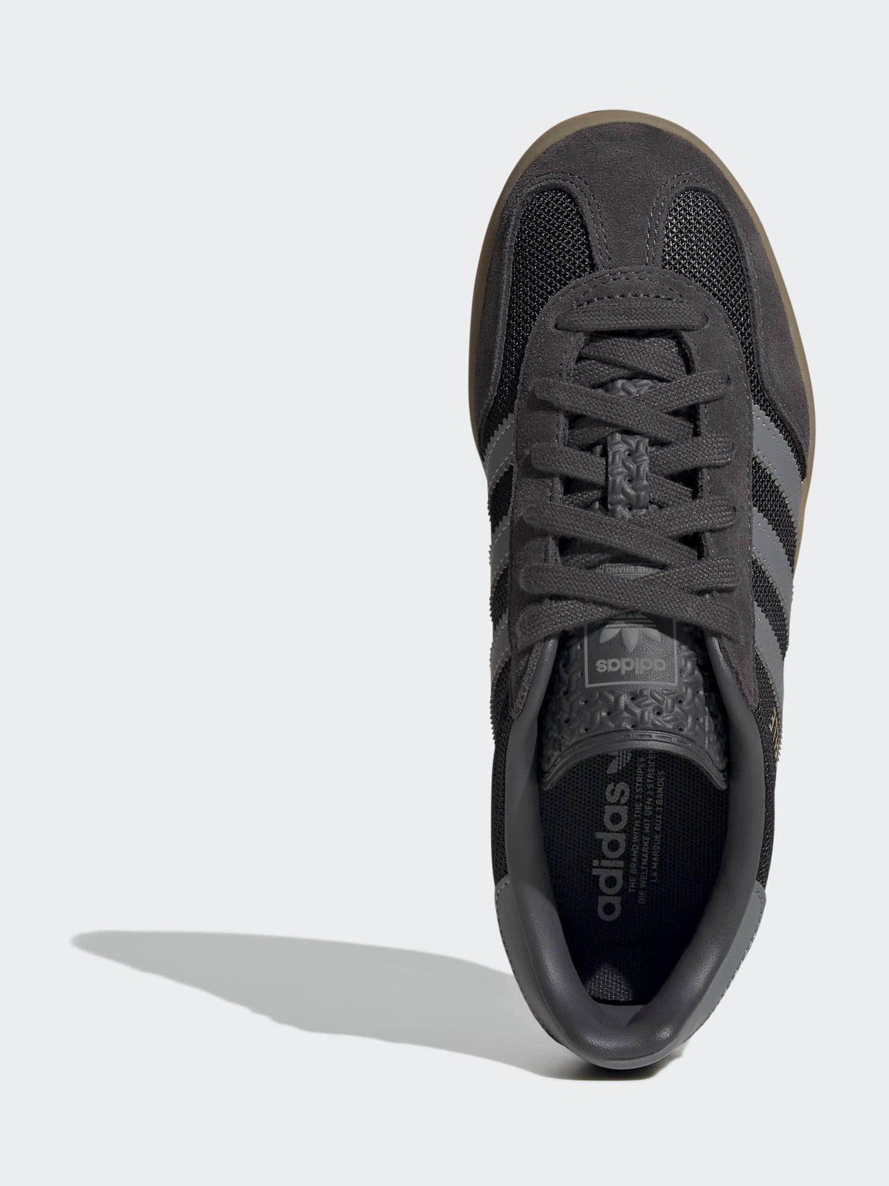 adidas Originals Grey Gazelle Indoor Trainers image 5