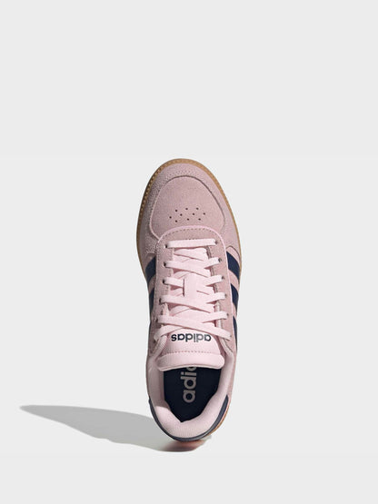 adidas Light Pink Breaknet Sleek Junior Trainers image 4
