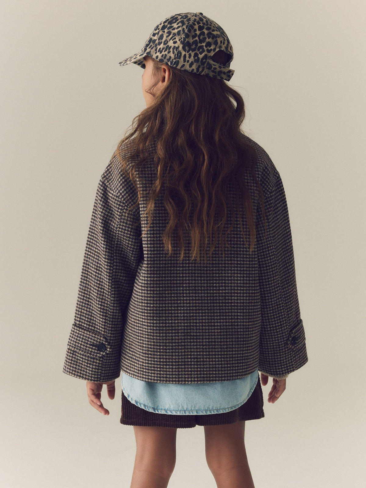 Brown Short Jacket With Wool (3-16yrs) - image 4