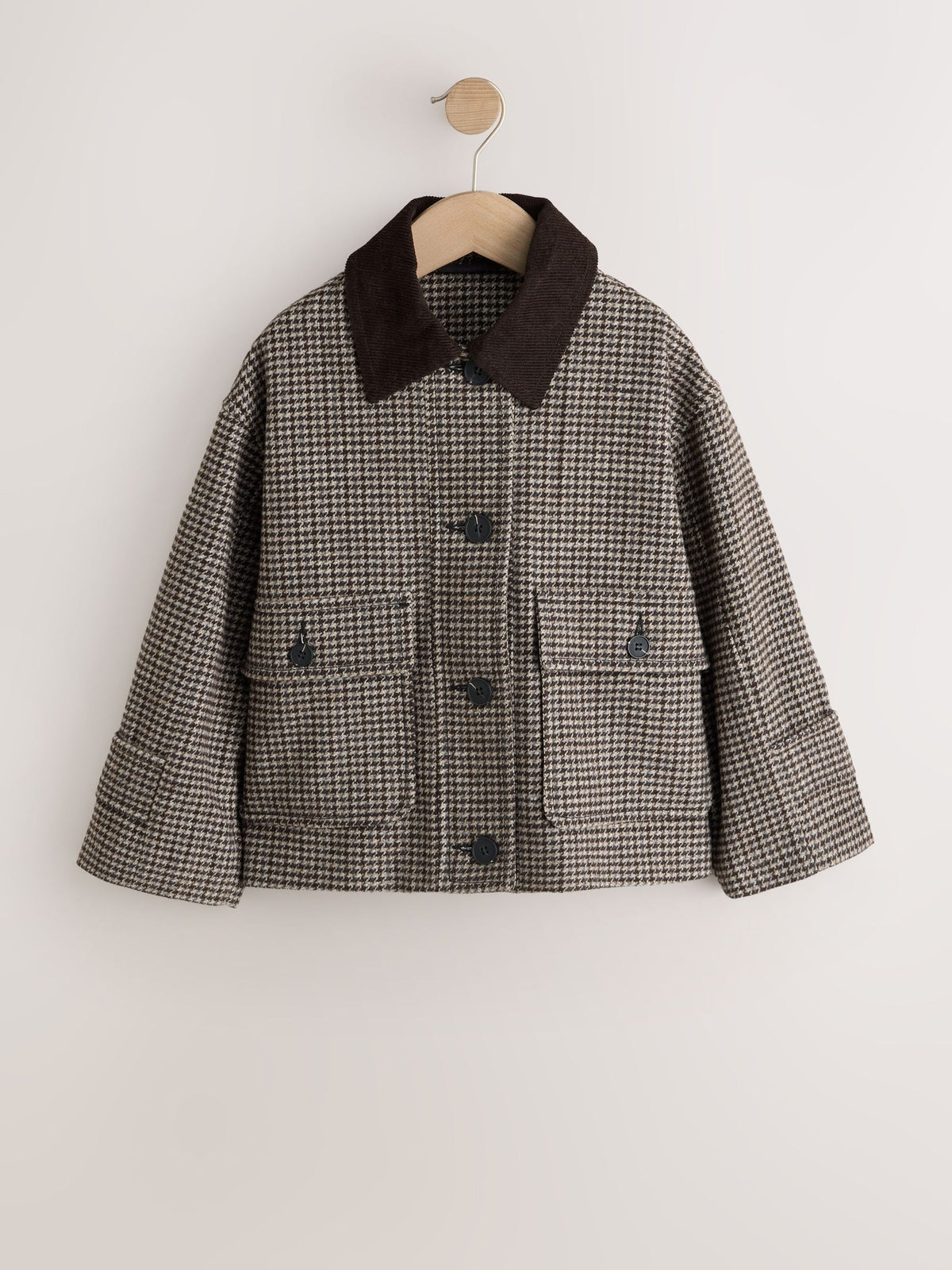 Brown Short Jacket With Wool (3-16yrs) - image 6