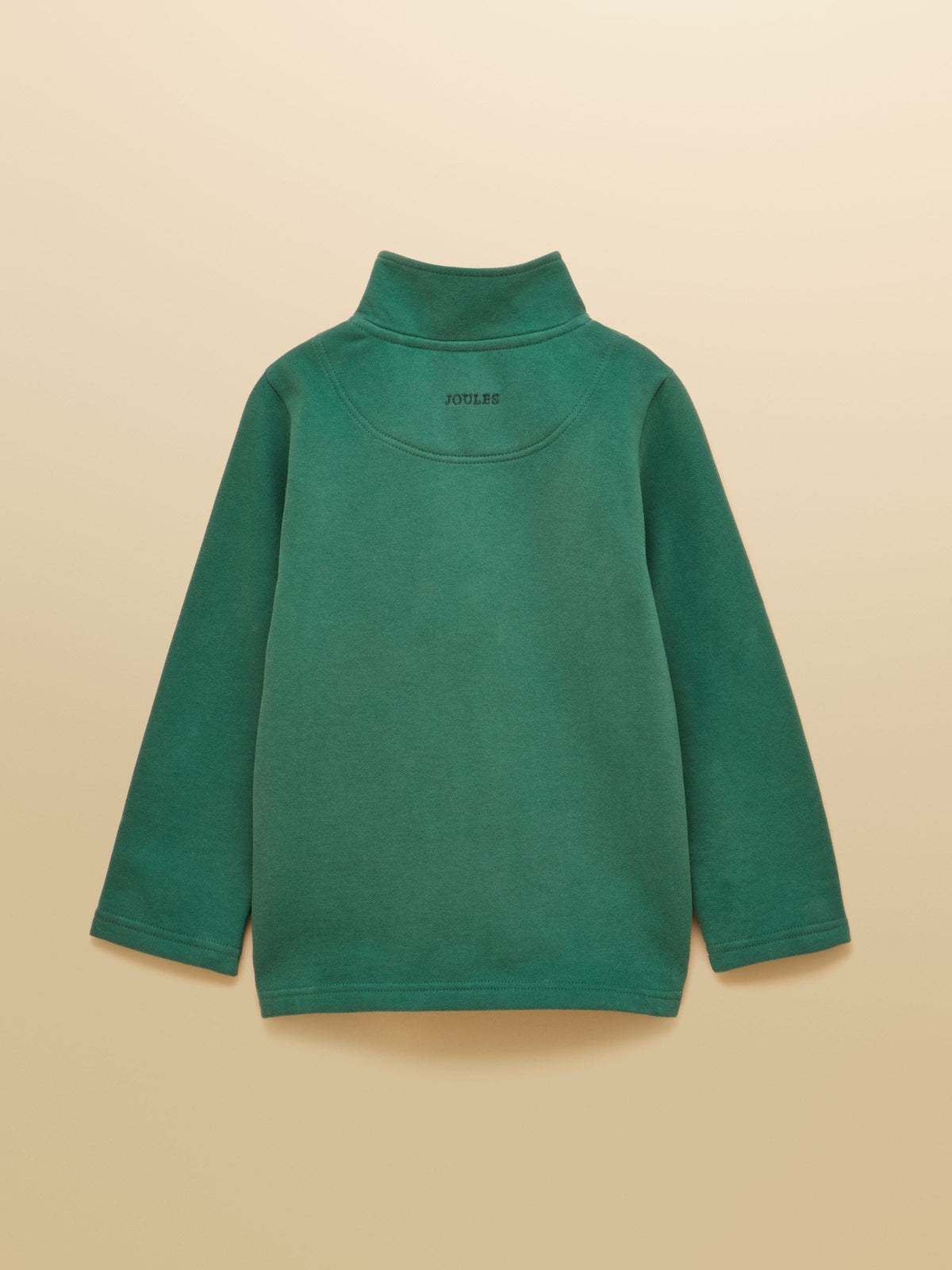 Joules Green Kids' Branded Quarter Zip Sweat - image 2