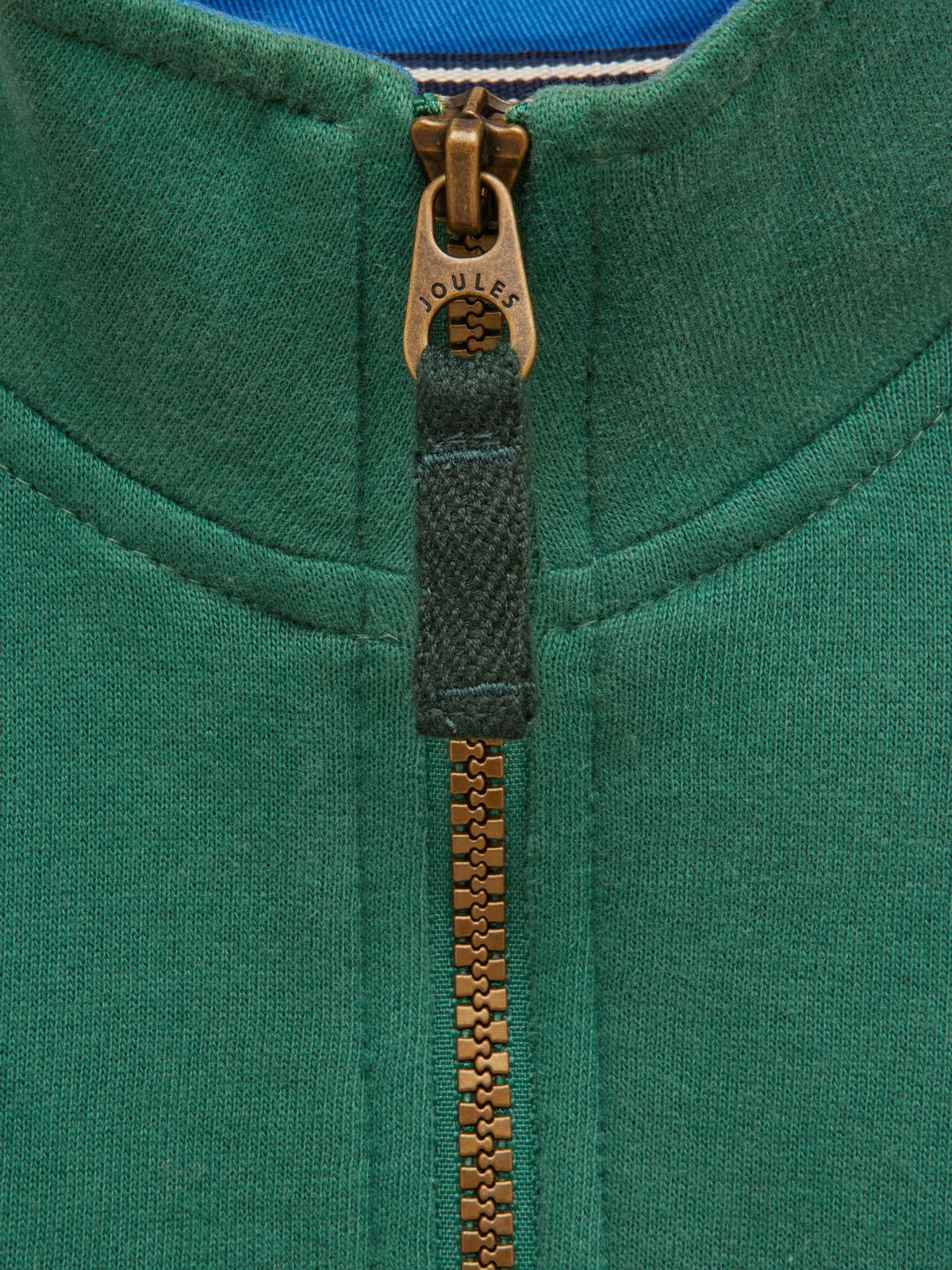 Joules Green Kids' Branded Quarter Zip Sweat - image 4