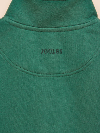 Joules Green Kids' Branded Quarter Zip Sweat - image 5
