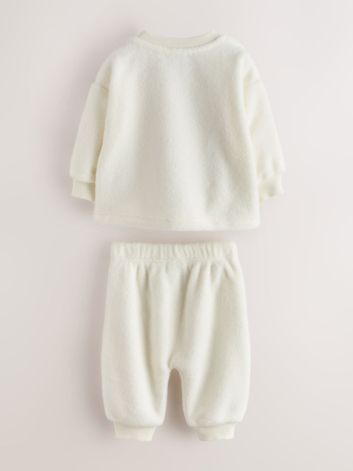 Dsiney Kidz - Baker by Ted Baker Cream 2 Piece Fleece Bear Graphic Top & Joggers Set image 2