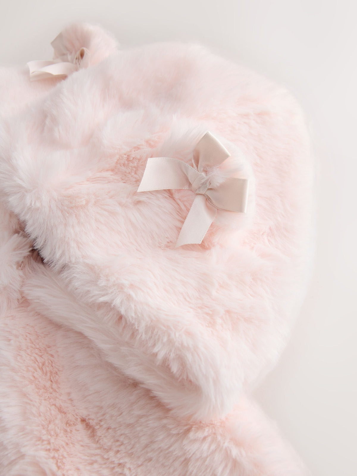 Baker by Ted Baker Pink Faux Fur Bow Coat - image 9