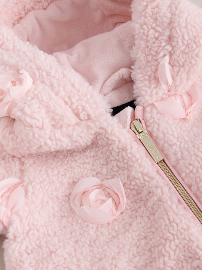 Baker by Ted Baker Pink 3D Corsage Borg Pramsuit - image 10