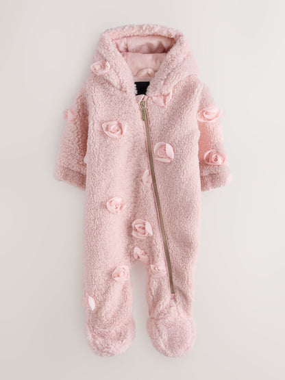 Baker by Ted Baker Pink 3D Corsage Borg Pramsuit - image 7