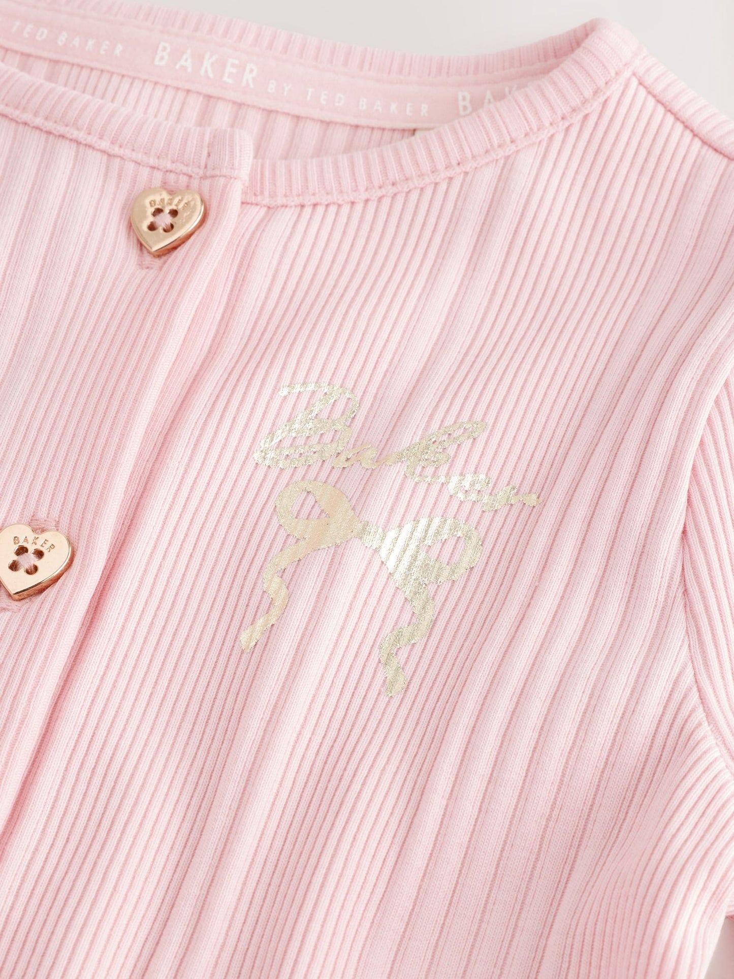 Dsiney Kidz - Baker by Ted Baker Pale Pink 2 Piece Mesh Tutu Top & Flare Leggings Set image 4
