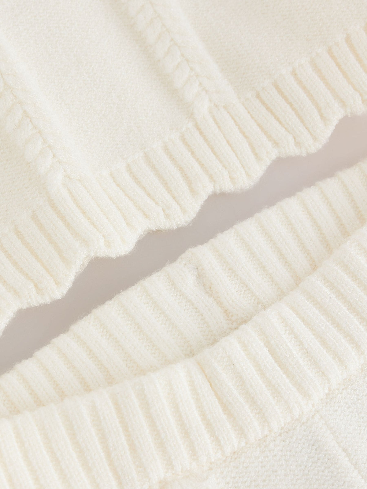 Baker by Ted Baker Cream 2 Piece Organza Collared Cable Knit Set - image 5