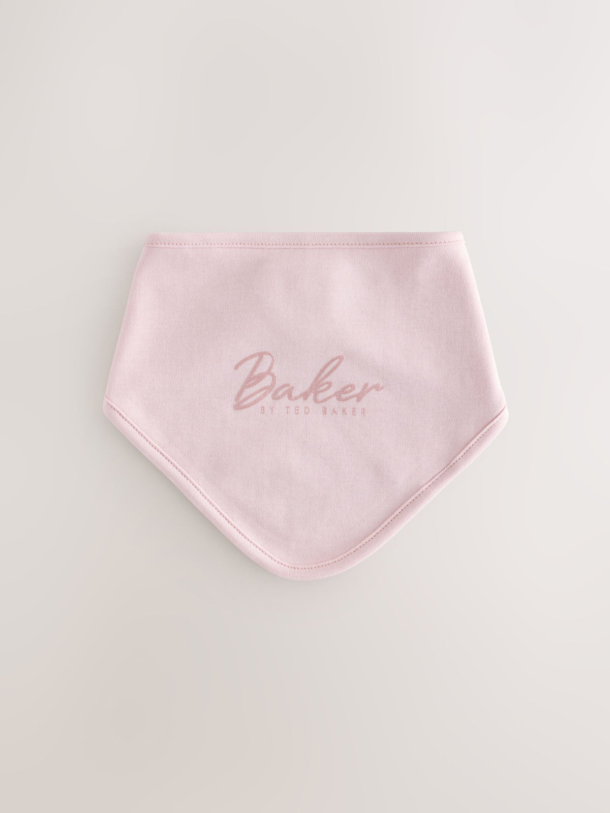 Baker by Ted Baker Pink/White 2 Pack Printed Bibs - image 3