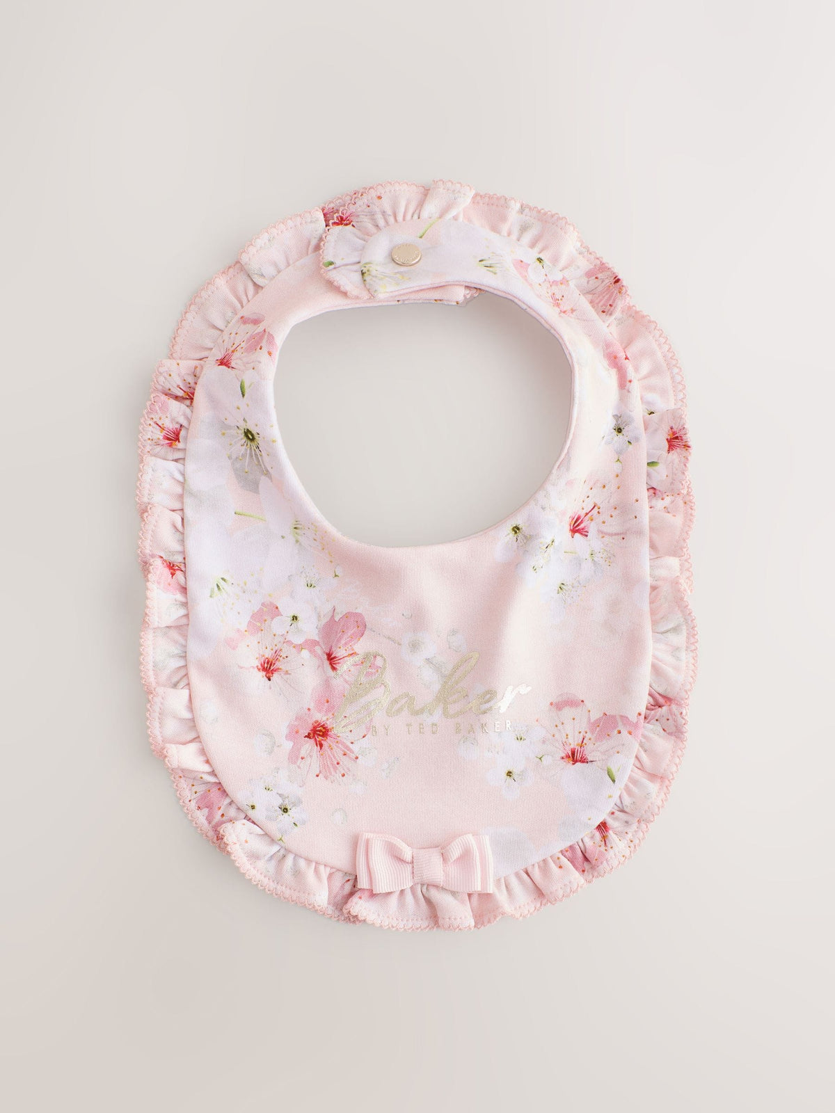 Baker by Ted Baker Pink 2 Pack Frill Bibs - image 3