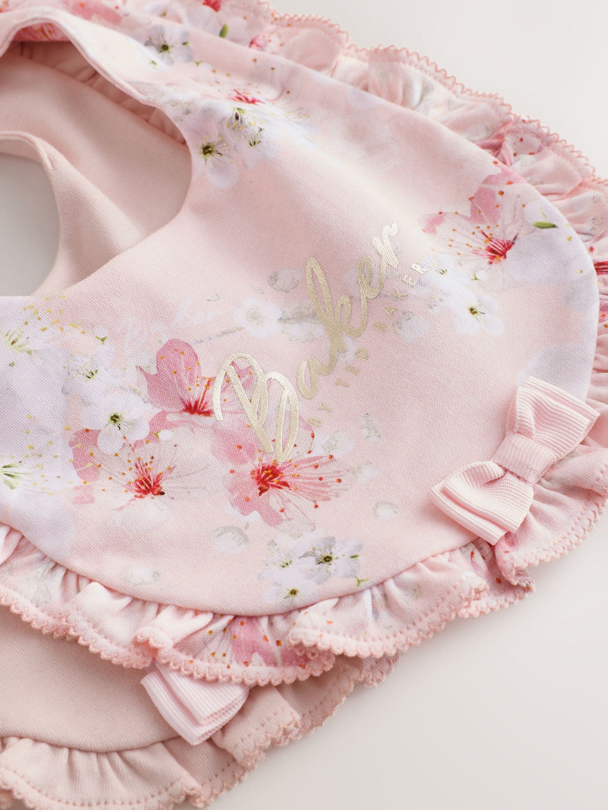 Baker by Ted Baker Pink 2 Pack Frill Bibs - image 4