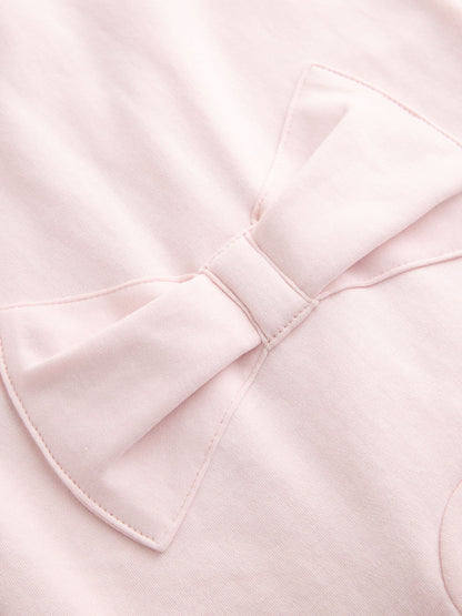 Baker by Ted Baker Pink Embroidered Collar Cotton Sleepsuit - image 8