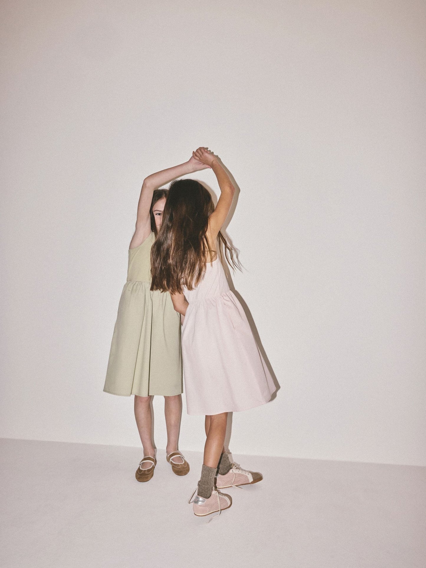 The Set 2 Pack Jersey Woven Mix Dresses Pink/Green image 6