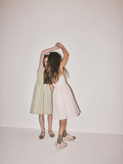 The Set 2 Pack Jersey Woven Mix Dresses Pink/Green image 6