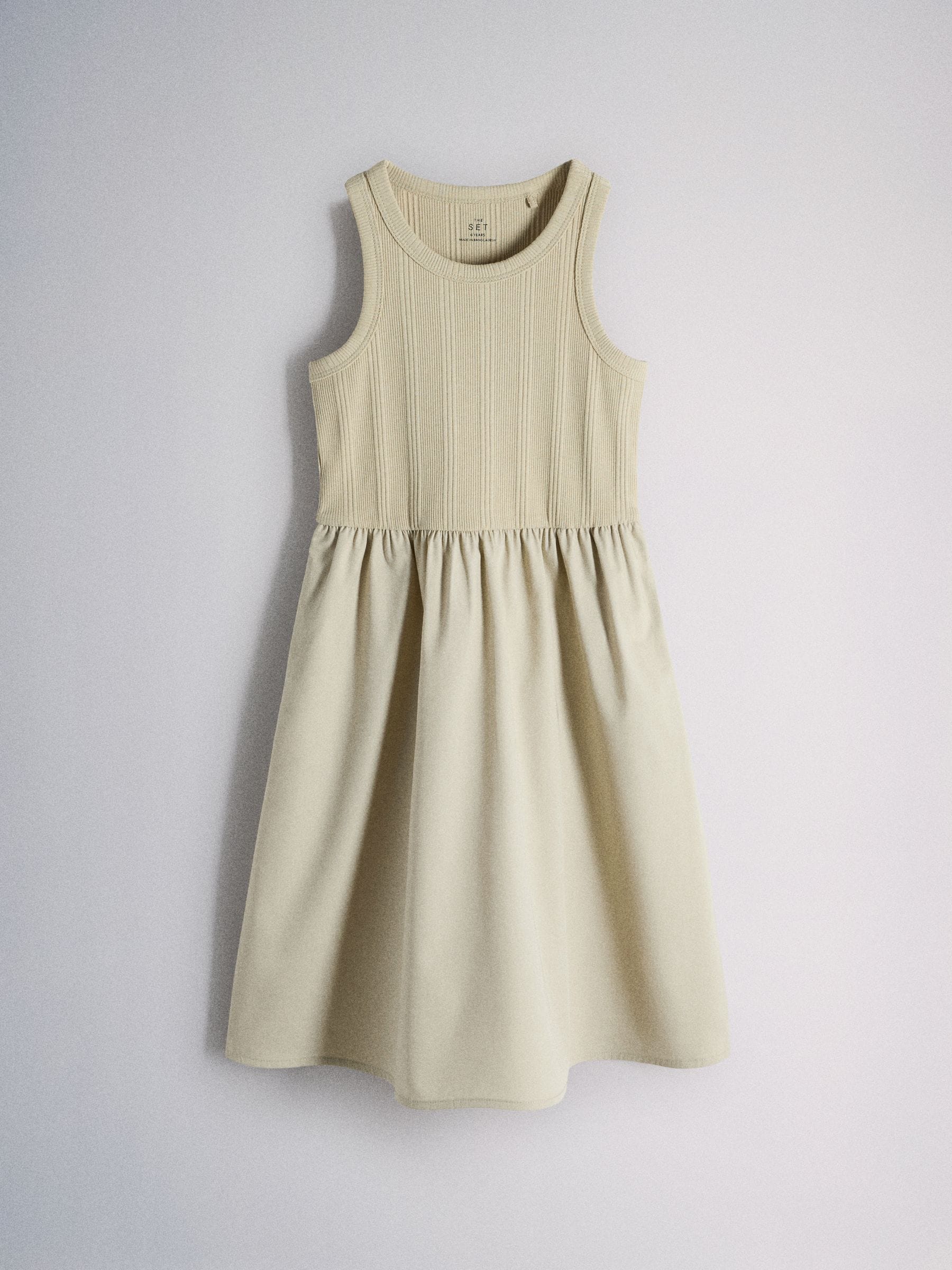 The Set 2 Pack Jersey Woven Mix Dresses Pink/Green image 9