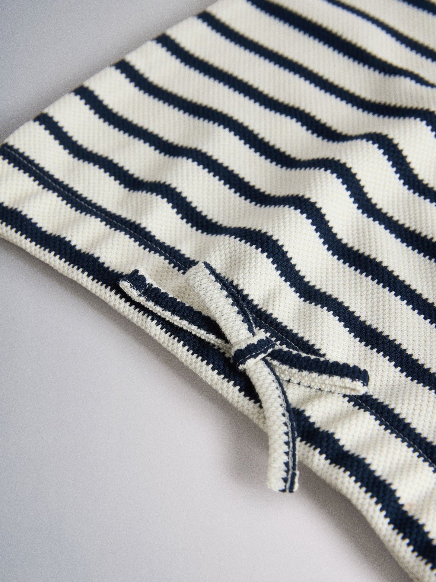 Dsiney Kidz - The Set Textured Jersey Sleeveless Bubble Top and Wide Leg Trousers Set Ecru/Navy Stripe image 6