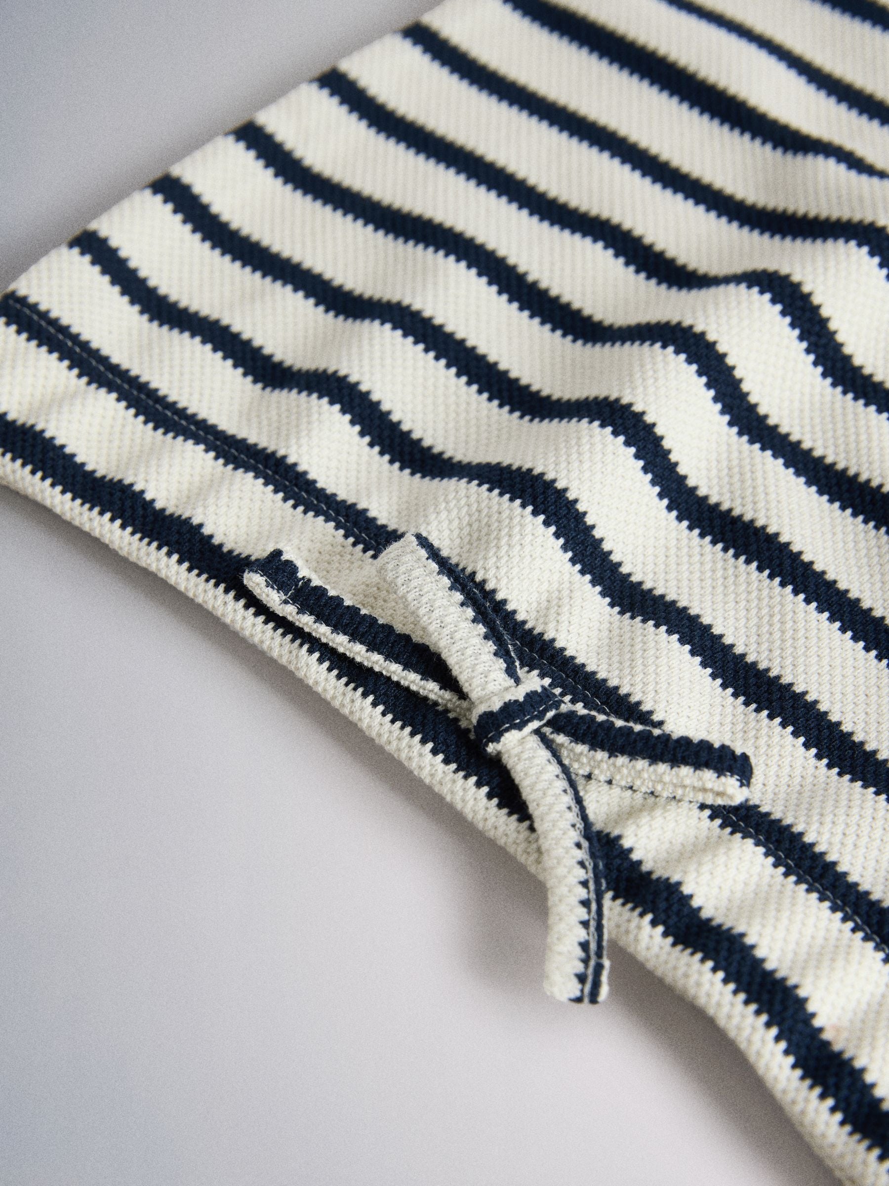 Dsiney Kidz - The Set Textured Jersey Sleeveless Bubble Top and Wide Leg Trousers Set Ecru/Navy Stripe image 6