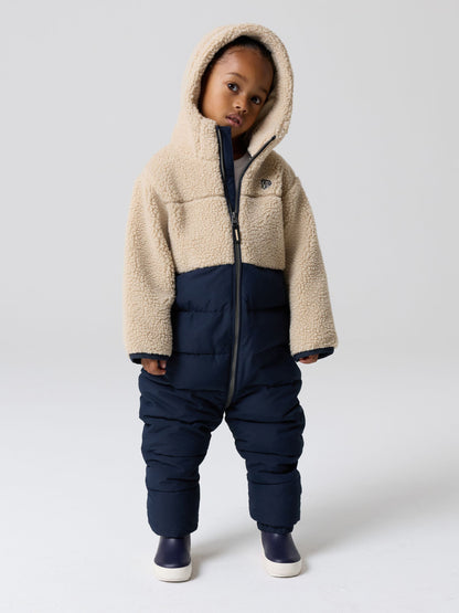 Superdry Navy/White Borg Padded Snowsuit - image 1