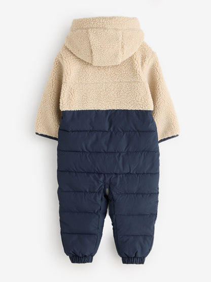 Superdry Navy/White Borg Padded Snowsuit - image 5
