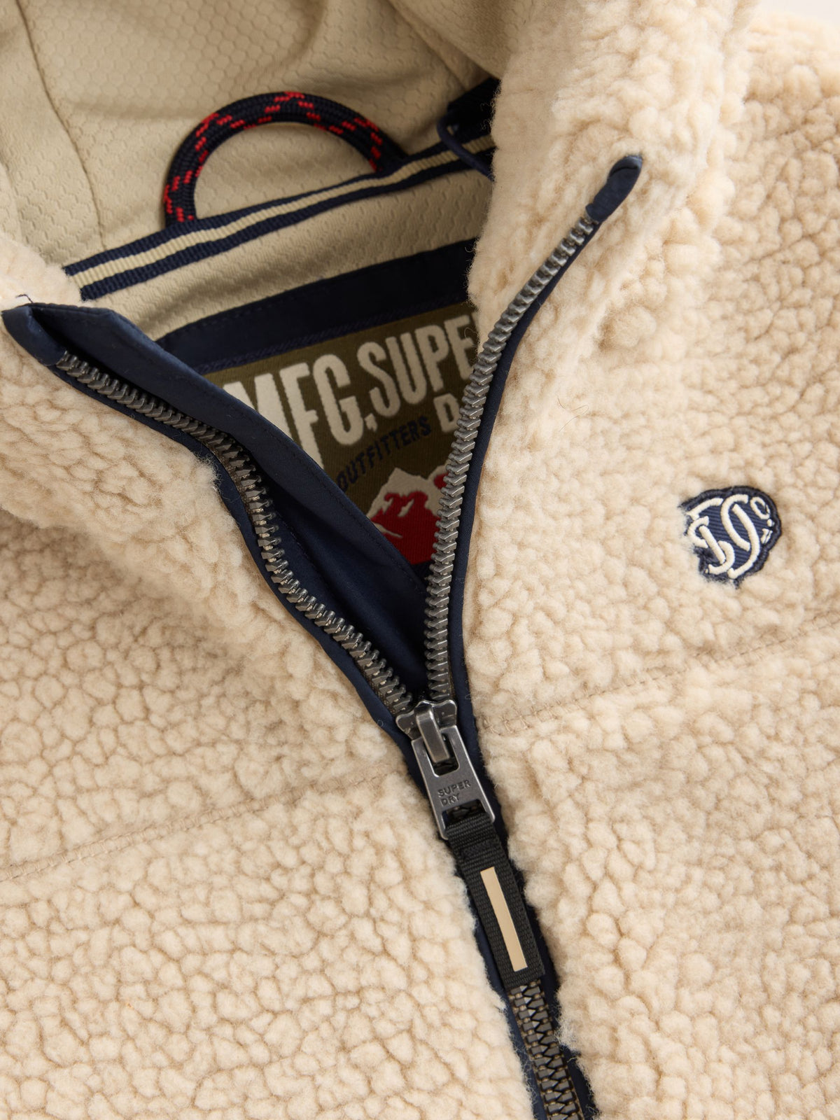 Superdry Navy/White Borg Padded Snowsuit - image 6