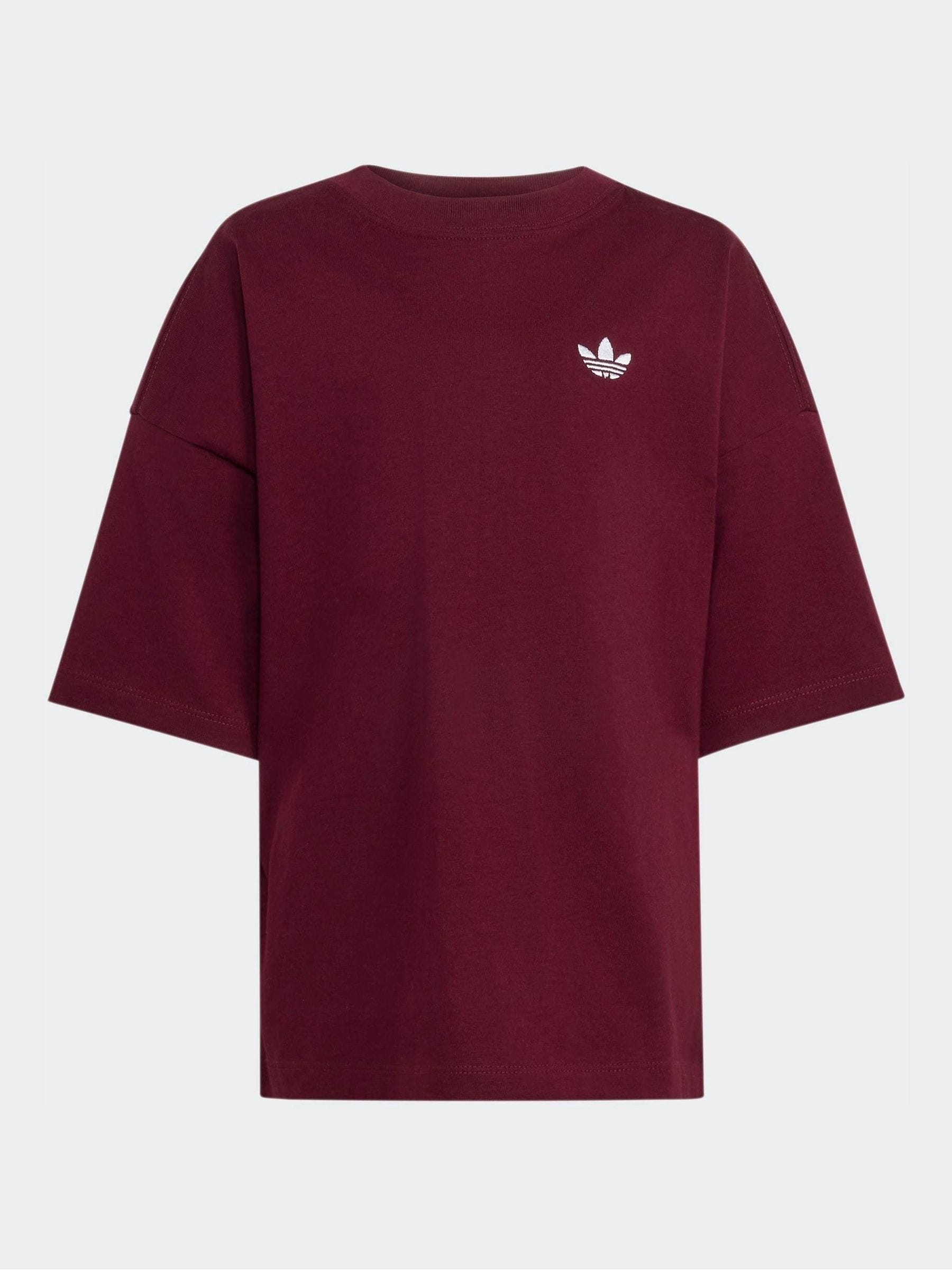 Dsiney Kidz - adidas Originals Burgundy Red T-Shirt and Shorts Set image 2