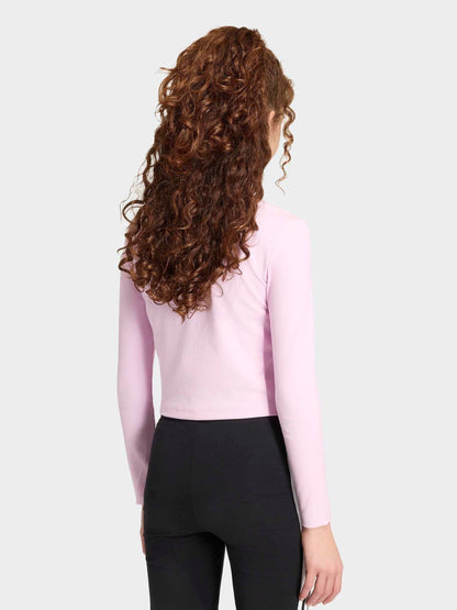 Dsiney Kidz - adidas Originals Pink Slim Long Sleeves T-Shirt image 3
