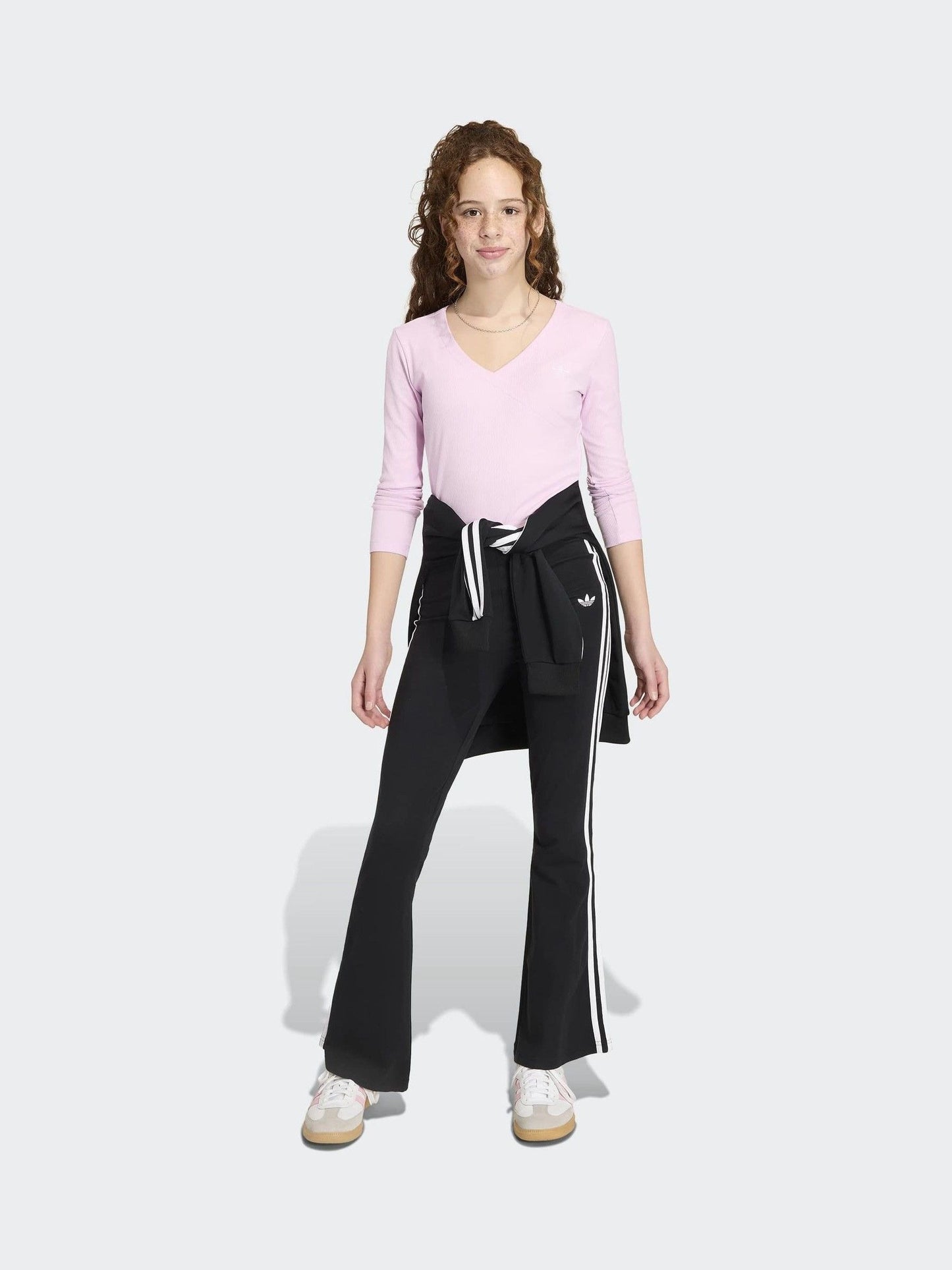 Dsiney Kidz - adidas Originals Pink Slim Long Sleeves T-Shirt image 4