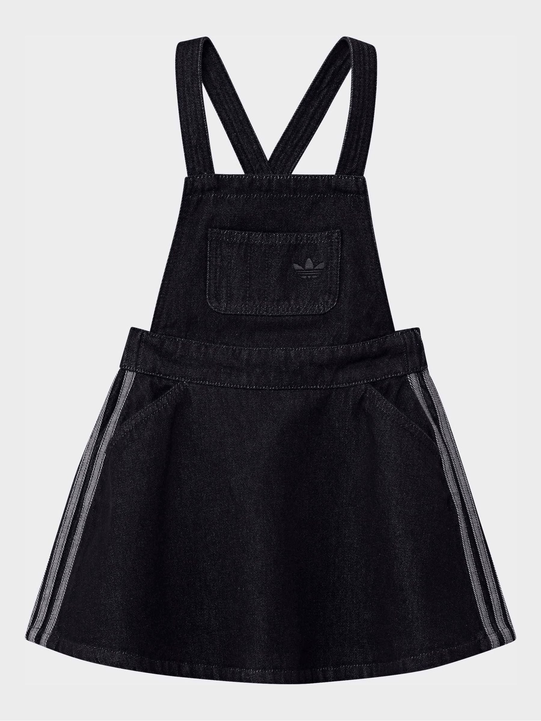 adidas Originals Black Denim Dress image 2