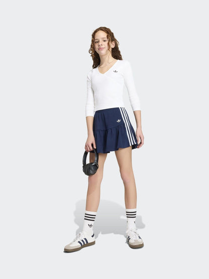 Dsiney Kidz - adidas Originals White Slim Long Sleeves T-Shirt image 3