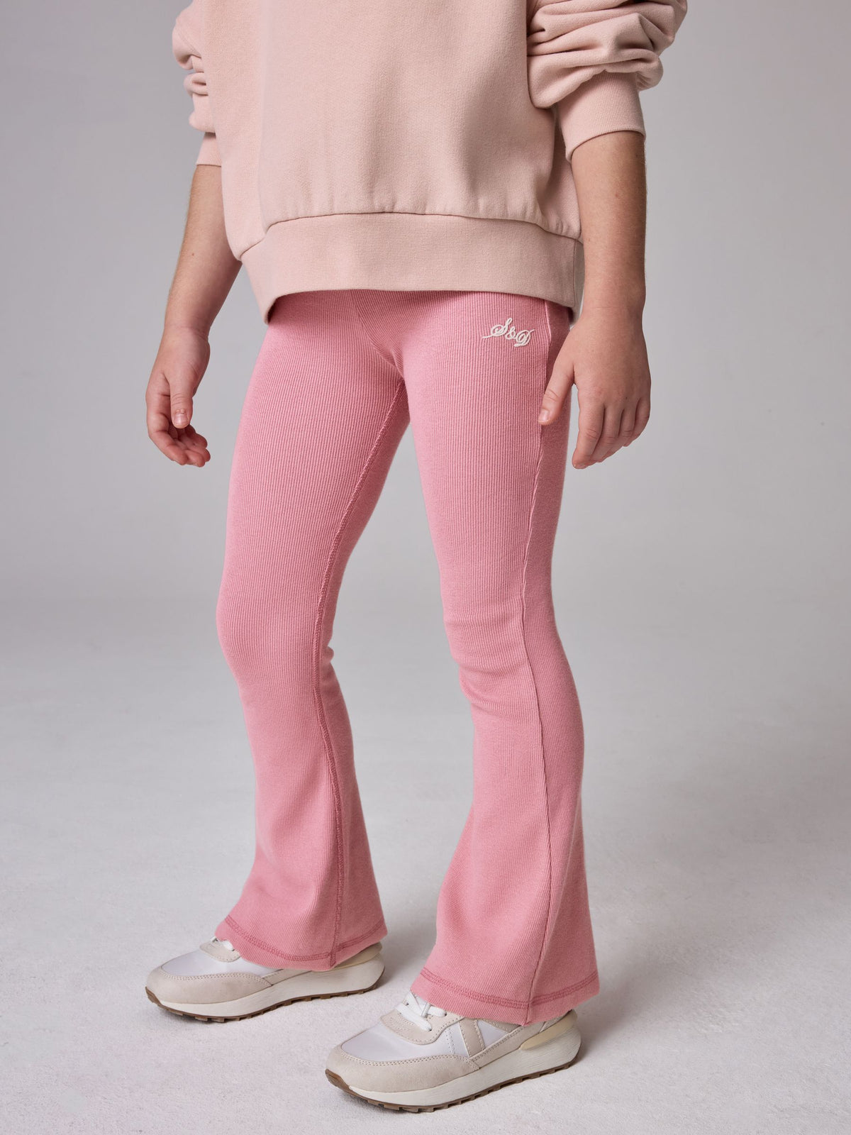 Superdry Pink Sweat Top & Leggings Set - image 3