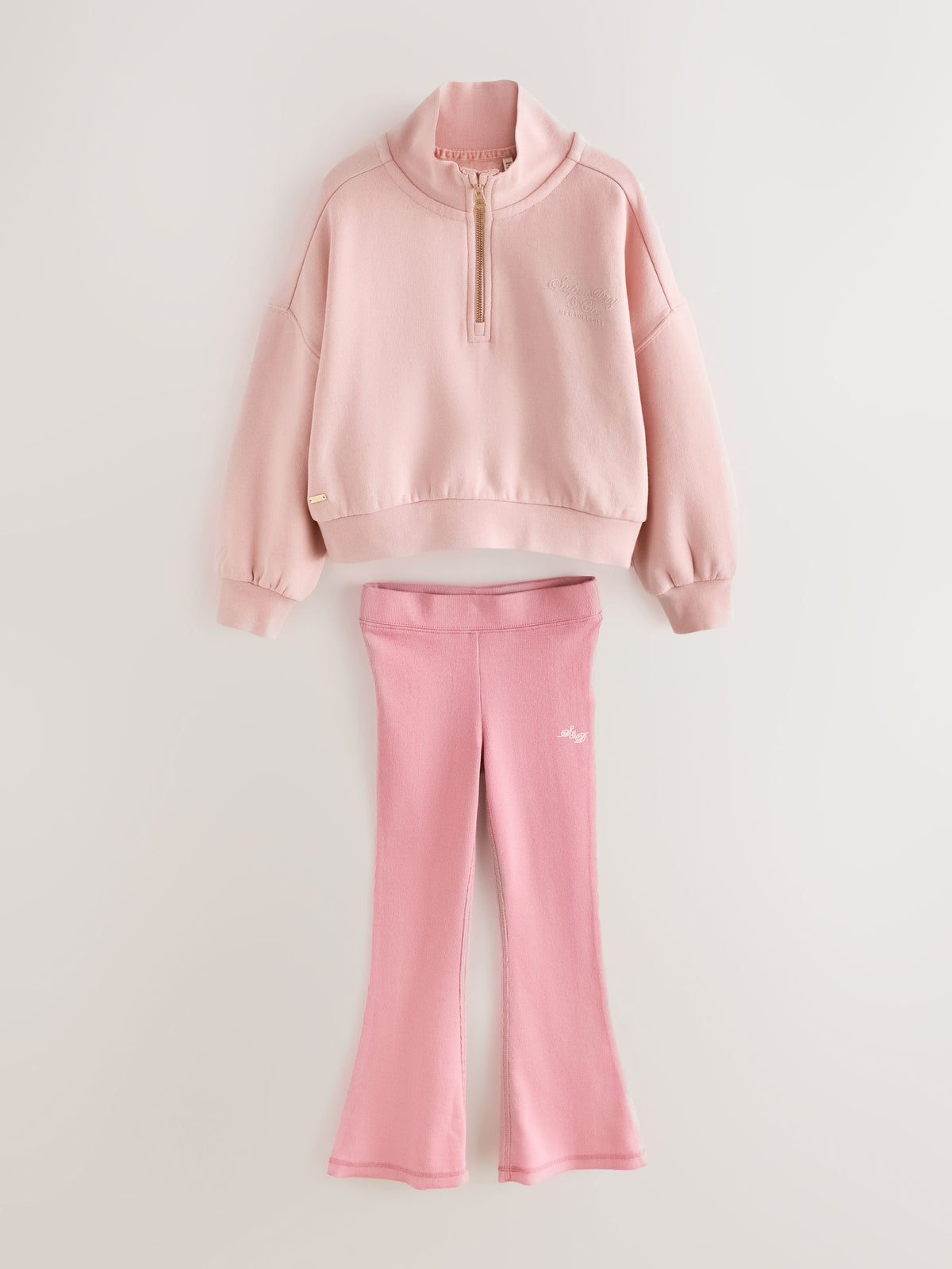 Superdry Pink Sweat Top & Leggings Set - image 8