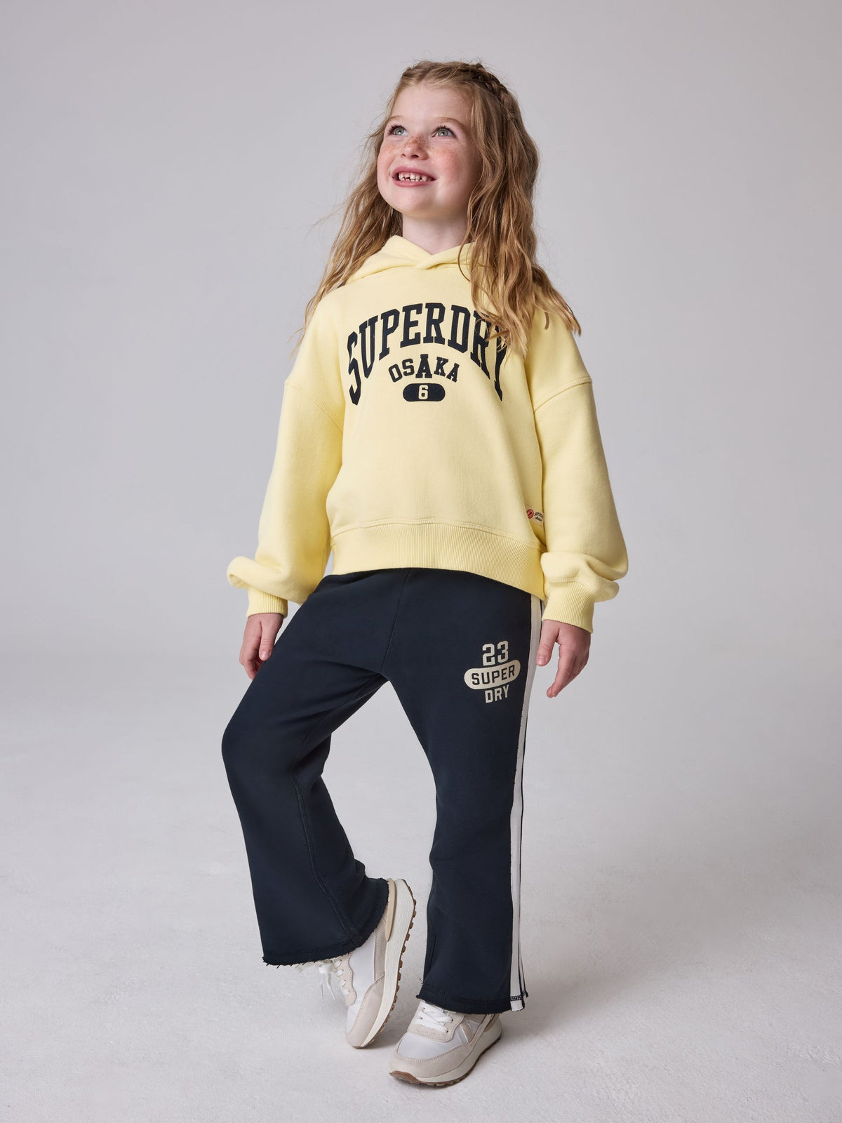 Superdry Yellow/Navy Sweat Top & Leggings Set - image 1