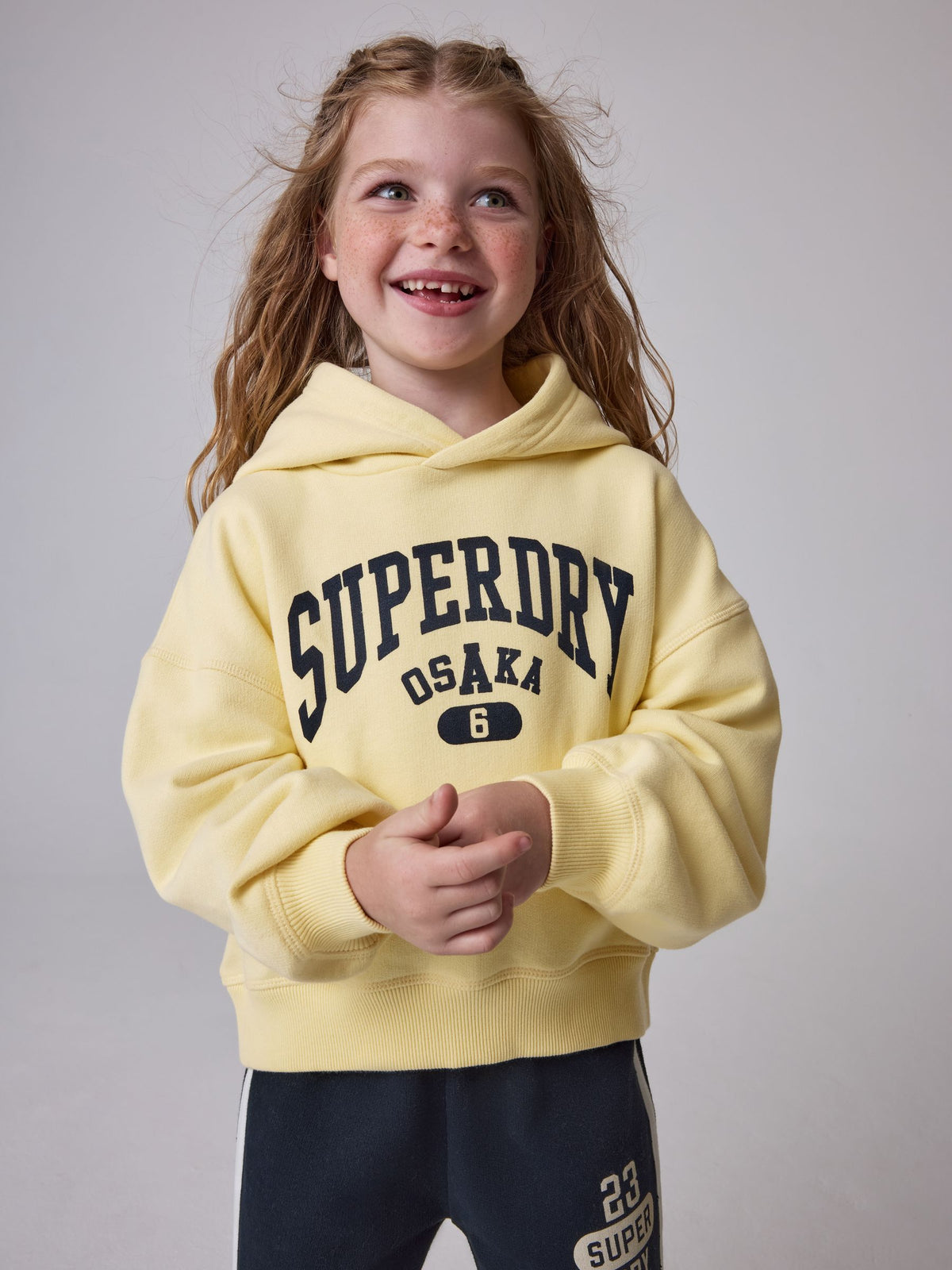 Superdry Yellow/Navy Sweat Top & Leggings Set - image 2