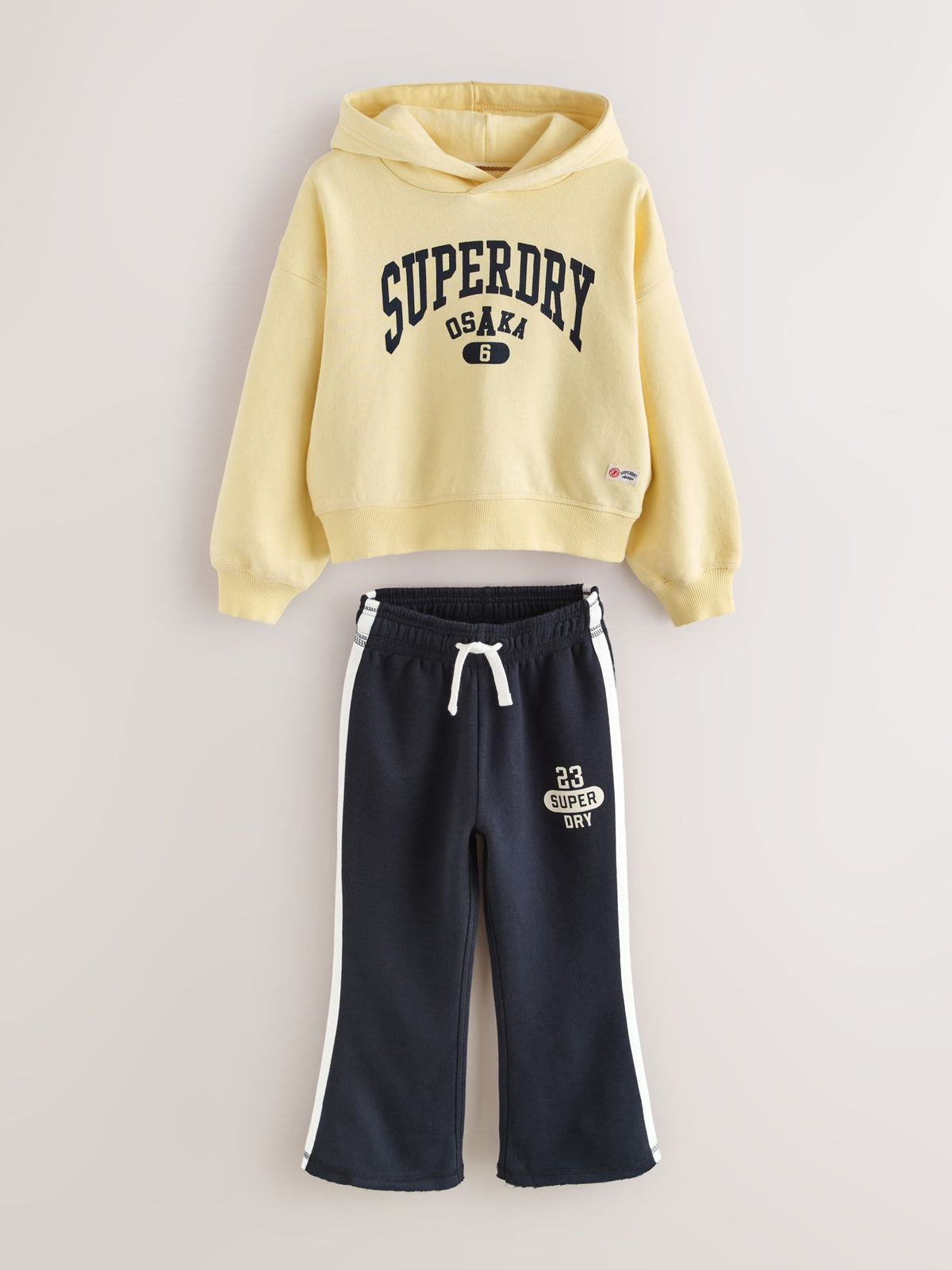 Superdry Yellow/Navy Sweat Top & Leggings Set - image 7
