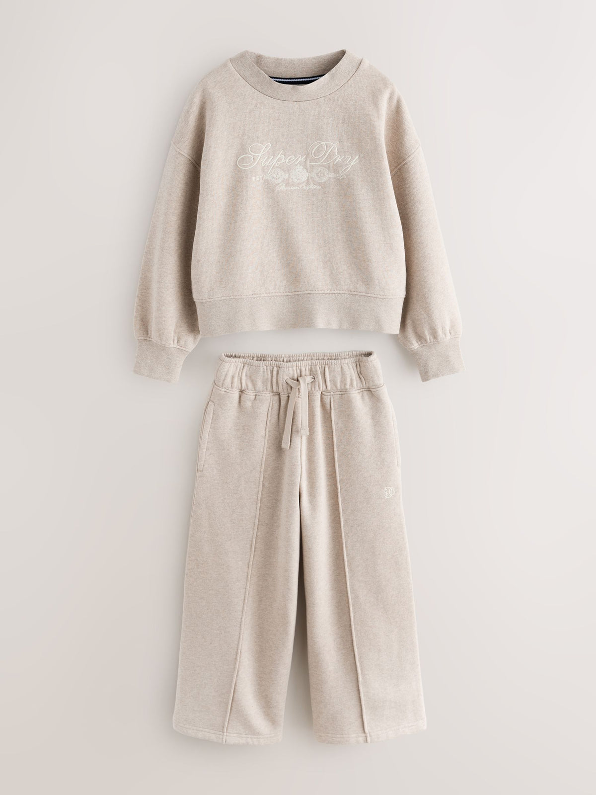 Superdry Oatmeal Sweat Top & Joggers Set - image 7