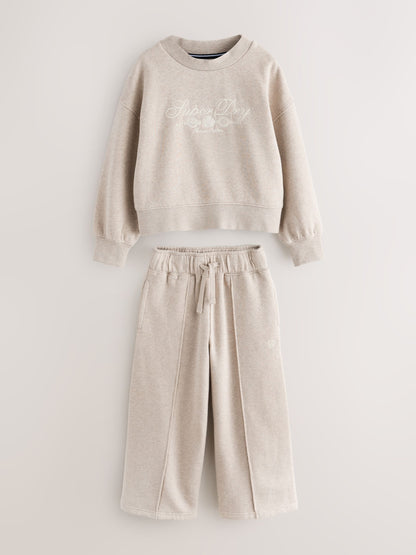 Superdry Oatmeal Sweat Top & Joggers Set - image 7