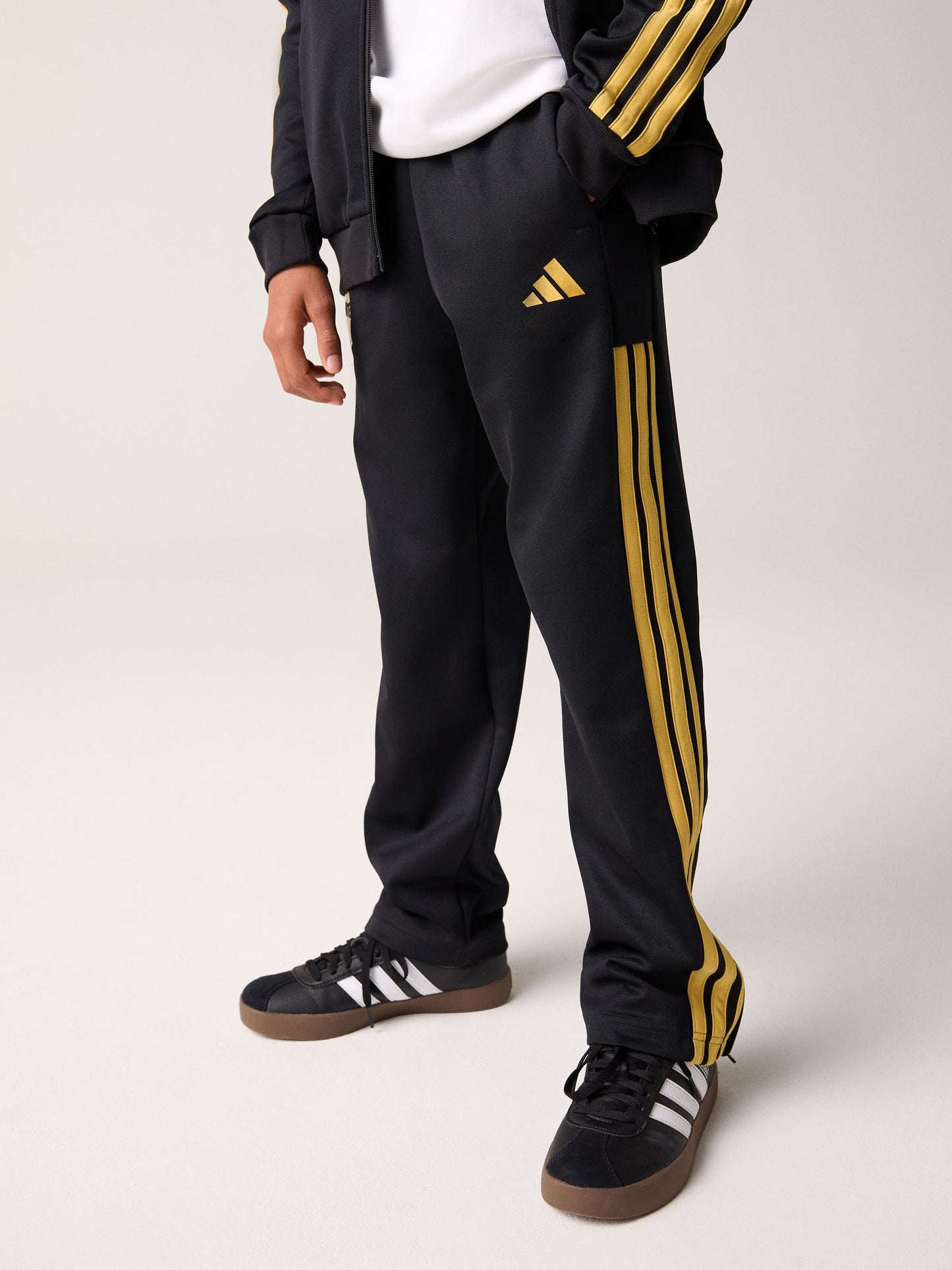 Dsiney Kidz - adidas Black Fortnite 3 Stripe Joggers image 1