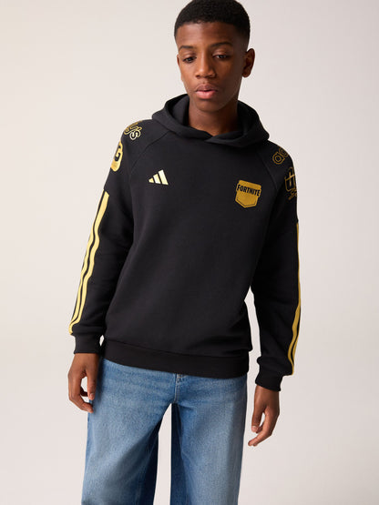 Dsiney Kidz - adidas Black/Gold Fortnite Hoodie image 1